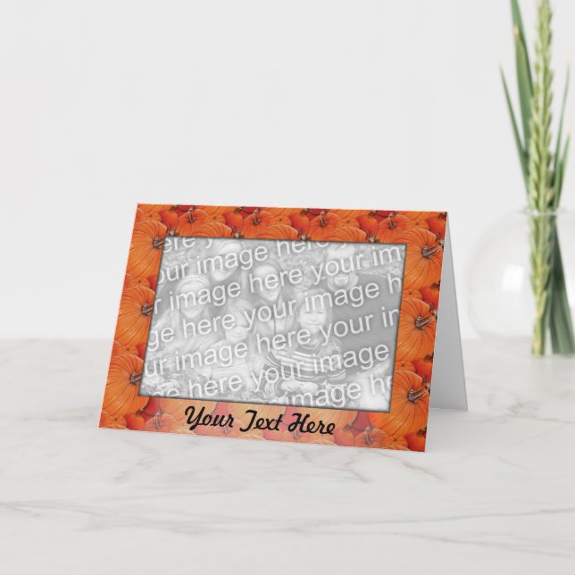 Card Template - Pumpkins (Front)