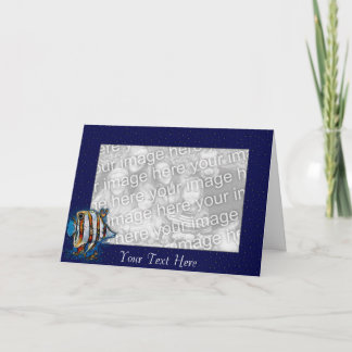Card Template - Saltwater Butterfly Fish