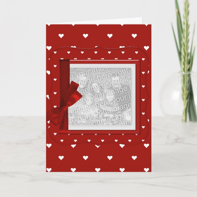 Card template-Valentines Photo Card (Front)