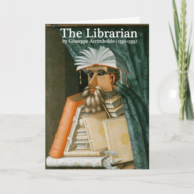 Card: The Librarian Holiday Card (Front)