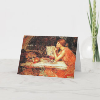 Card: The Sorceress - John Waterhouse Holiday Card