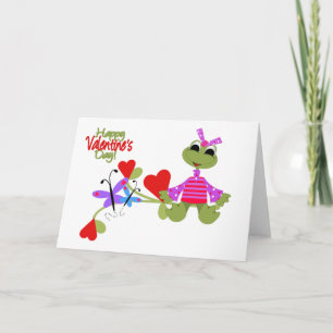 Card-Valentine Frog Holiday Card