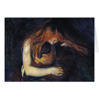 Card: Vampire by Edvard Munch