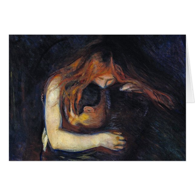 Card: Vampire by Edvard Munch (Front Horizontal)