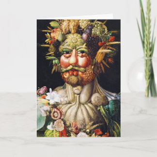 Card: Vertumnus (Portrait of Rudolf II) Card