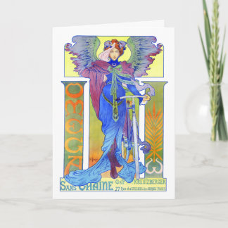 Card: Vintage Bicycle Ad- Henri Thiriet Holiday Card