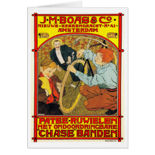 Card: Vintage Bicycle Advertising Art