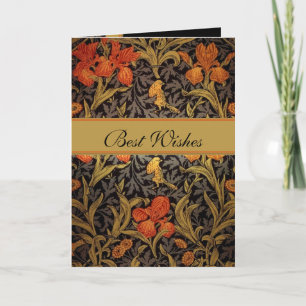 Card Vintage Print William Morris 3