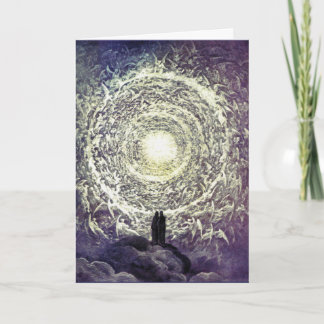 Card: White Rose - Gustave Doré Holiday Card
