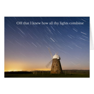 Card with a George Herbert poem about scripture