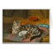 Card with Mama Cat & Pup: "The Unexpected Guest"