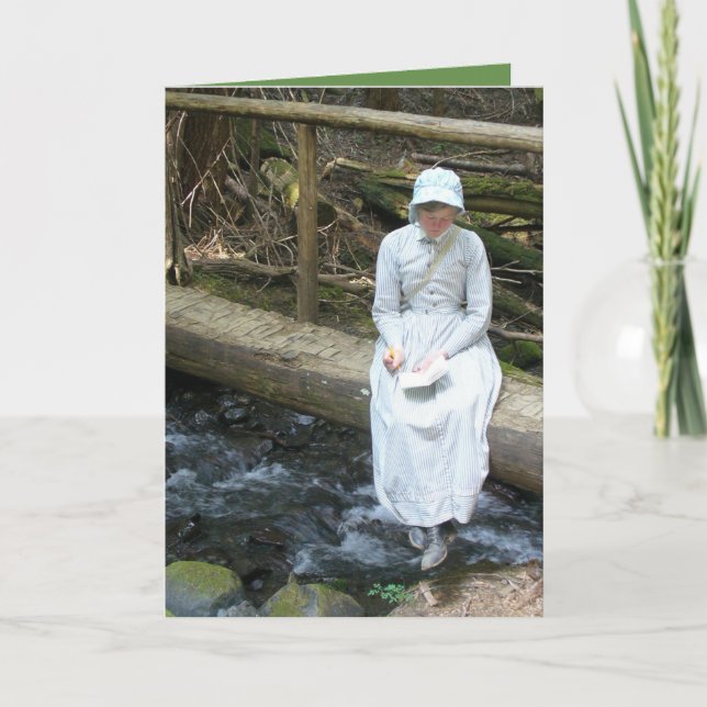 Card —writing quote inside (Front)