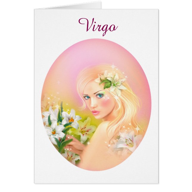 Card Zodiac - Fantasy Virgo (Front)
