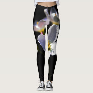 Cardamine Pratensis Flowers lecna Leggings