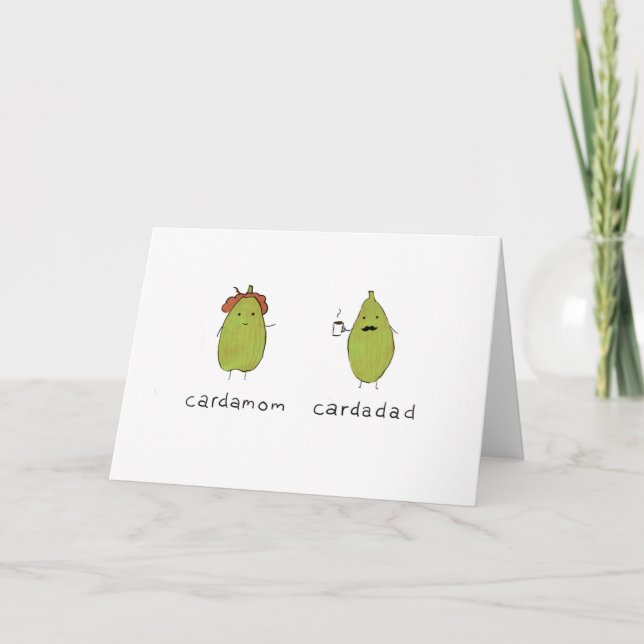 CardaMOM & CardaDAD Family Card 7x5 (Front)
