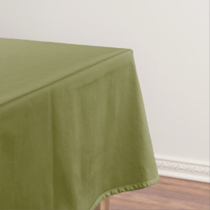 Cardamom Seed Green Solid Colour Print, Earthy Tablecloth