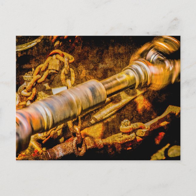 Cardan Shaft - Working Hard Postcard (Front)