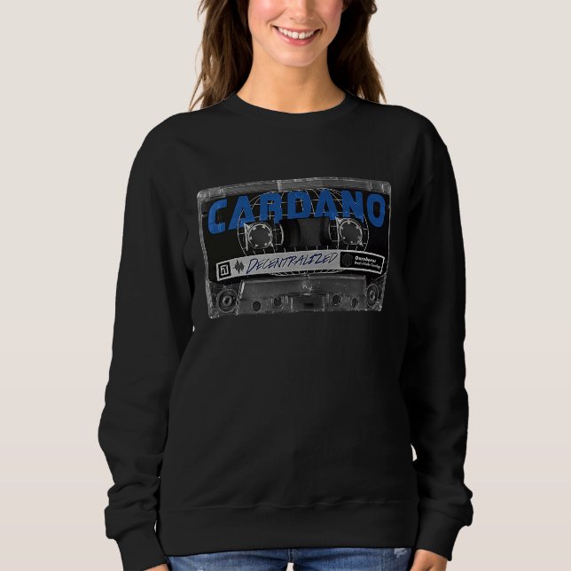 Cardano ADA Coin  Cryptocurrency Crypto Currency Sweatshirt (Front)