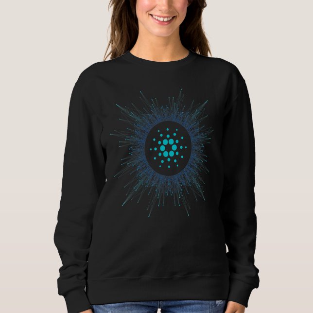 Cardano Ada Cryptocurrency Crypto Currency Blockch Sweatshirt (Front)