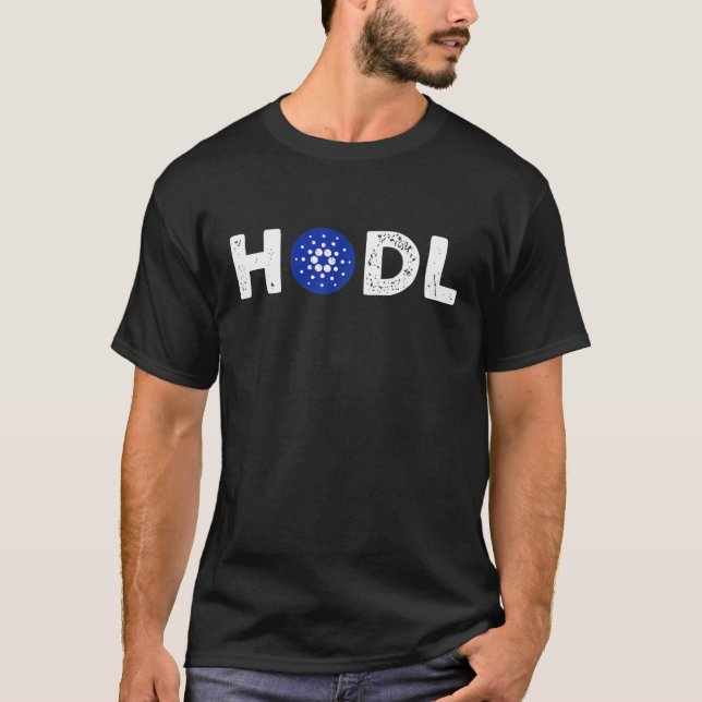 Cardano Cryptocurrency HODL ADA Coin For Cardano L T-Shirt (Front)