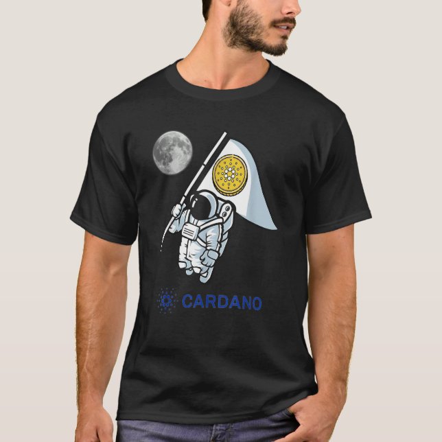 Cardano Foundation ADA Blockchain NFT Cryptocurren T-Shirt (Front)