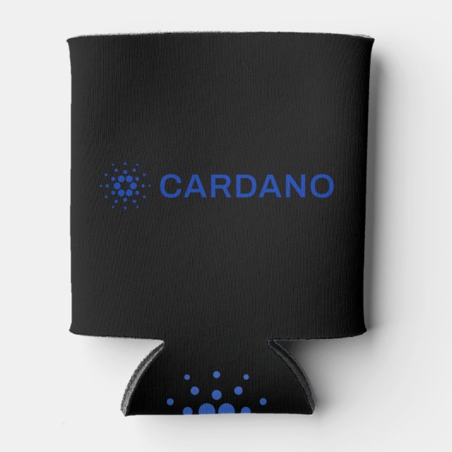 Cardano Full Logo Image - Can Coolers (Front)
