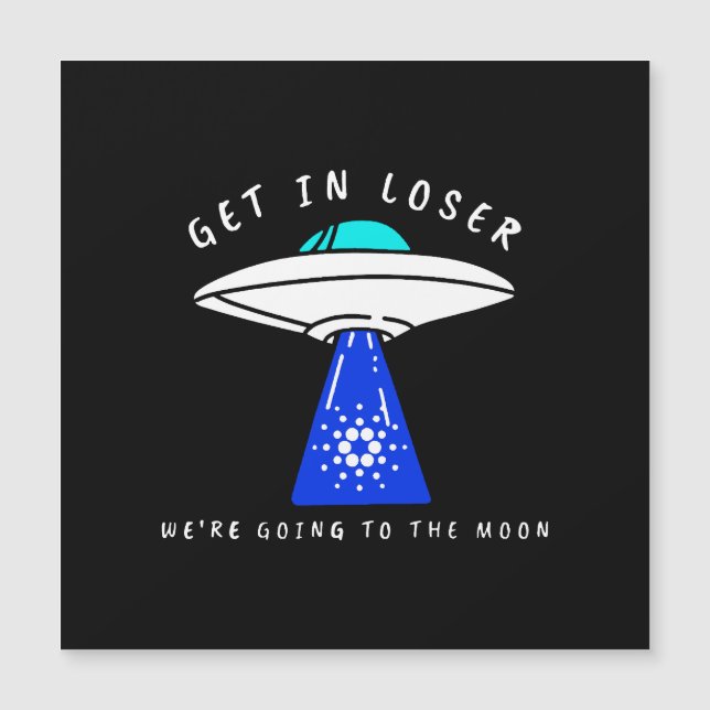 Cardano to the moon- ADA Crypto (Front)