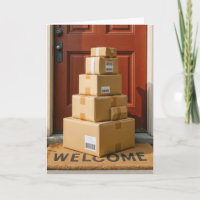Cardboard Boxes For Getting Old Birthday Humour