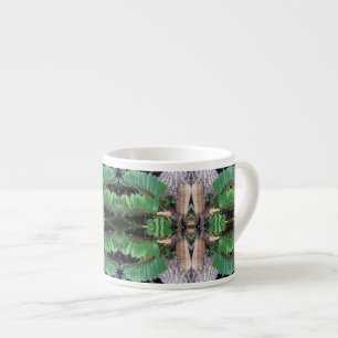 Cardboard Palm Pattern Espresso Cup
