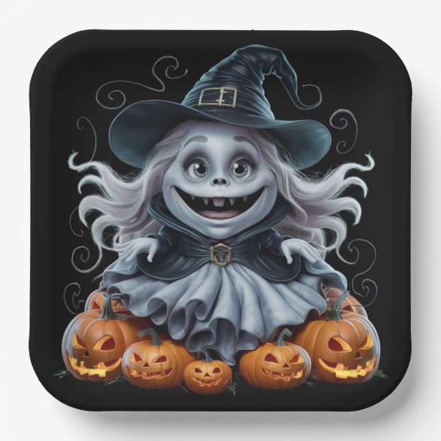 Cardboard plates Series 1 Ghost 03 (Front)