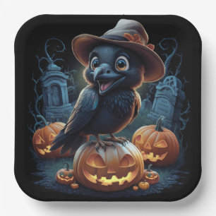 Cardboard plates Series 1 Raven
