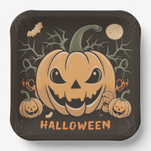 Cardboard plates Series 2 Pumpkin 03