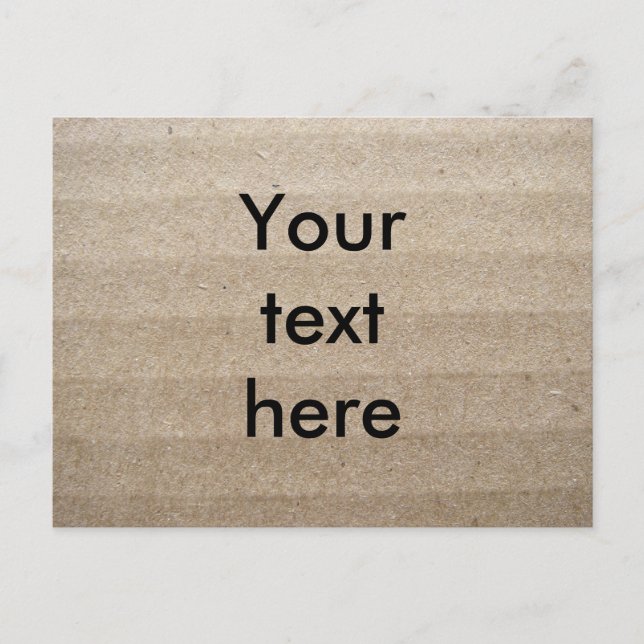 Cardboard Postcard (Front)