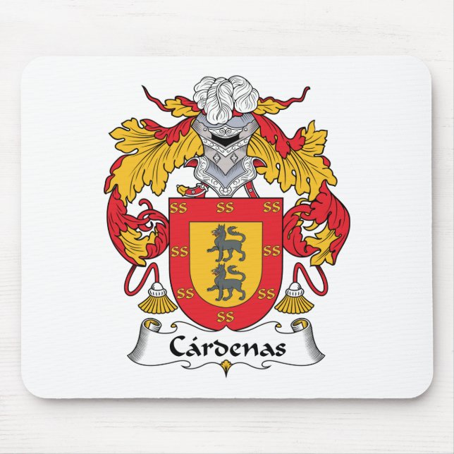 Cardenas Family Crest Mouse Pad (Front)