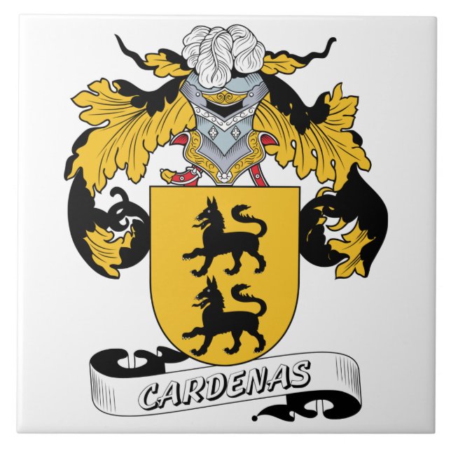 Cardenas Family Crest Tile (Front)