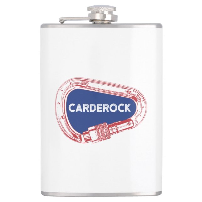 Carderock Climbing Carabiner Hip Flask (Front)
