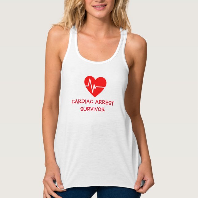 Cardiac Arrest Survivor Singlet (Front)