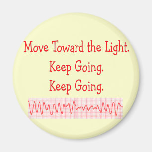 Cardiac/ER Nurse  Funny V-Fib Rhythm Strip Magnet