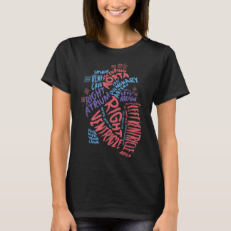 Cardiac Nurse Anatomical Heart Cardiology Medical T-Shirt