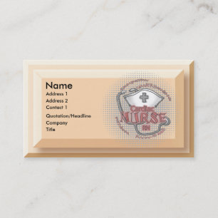 Cardiac Nurse Axiom Business Cards