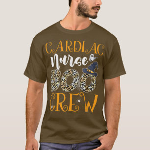 Cardiac Nurse Boo Crew Spooky Halloween Boo Ghost  T-Shirt