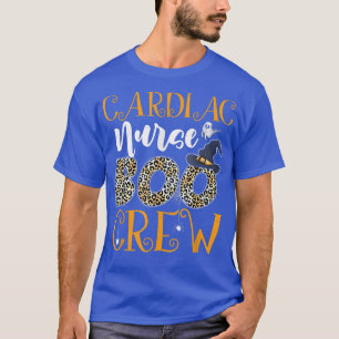 Cardiac Nurse Boo Crew Spooky Halloween Boo Ghost T-Shirt