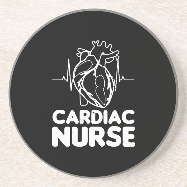 cardiac nurse coaster (Front)