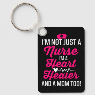 Cardiac Nurse Mum Cardiology Not Just Nurse Heart Key Ring