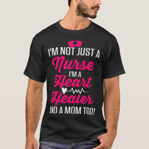 Cardiac Nurse Mum Cardiology Not Just Nurse Heart  T-Shirt