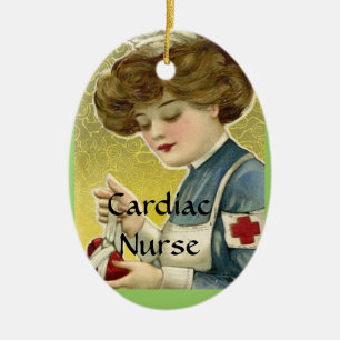 Cardiac Nurse Ornament