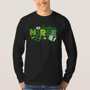 Cardiac Nurse St. Patricks Day Love Stethoscope Rn T-Shirt