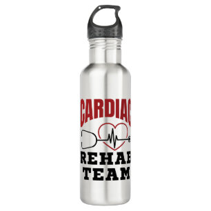 Cardiac Rehab Team Cardiologist Nurse 710 Ml Water Bottle