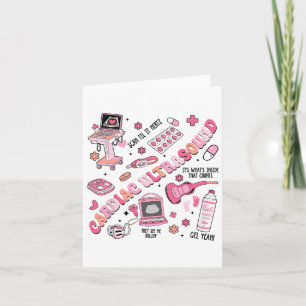 Cardiac Ultrasound Valentine For Nurse Valentine D Card