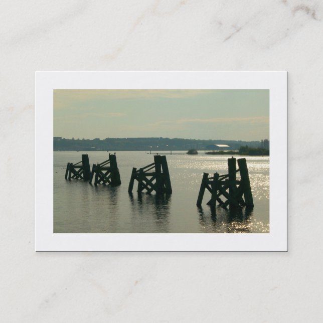 Cardiff Bay (Bordered) Business Card (Front)